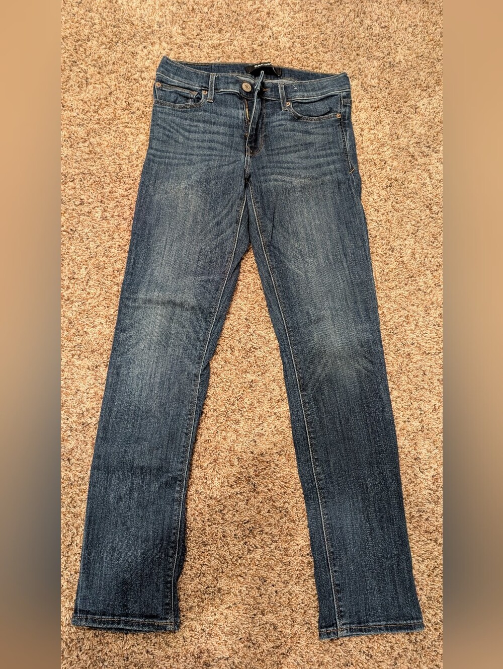 Express Women's Skinny Jeans in Medium Blue Wash